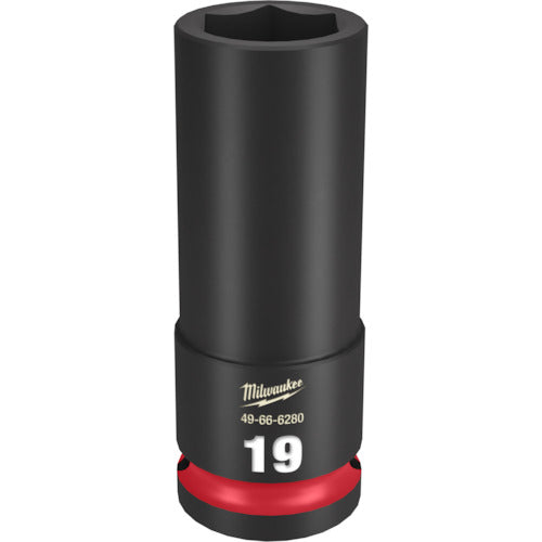 milwaukee SHOCKWAVE IMPACT DUTY 딥 임팩트 소켓 1/2 인치(12.7mm)각 19mm 49-66-6280 1개