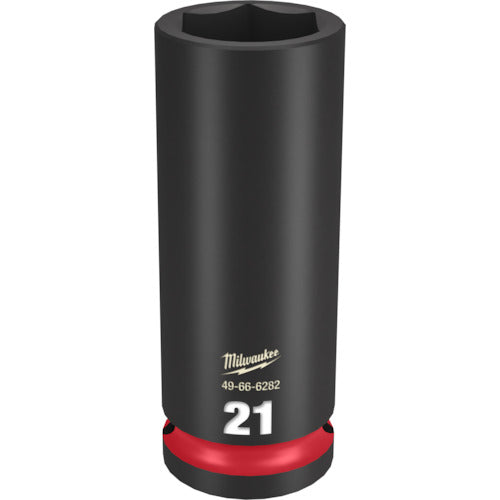 milwaukee SHOCKWAVE IMPACT DUTY 딥 임팩트 소켓 1/2 인치(12.7mm)각 21mm 49-66-6282 1개