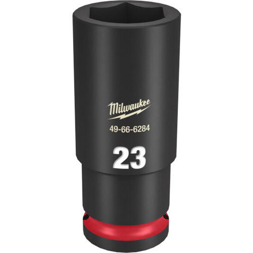milwaukee SHOCKWAVE IMPACT DUTY 딥 임팩트 소켓 1/2 인치(12.7mm)각 23mm 49-66-6284 1개