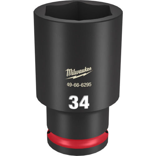 milwaukee SHOCKWAVE IMPACT DUTY 딥 임팩트 소켓 1/2 인치(12.7mm)각 34mm 49-66-6295 1개