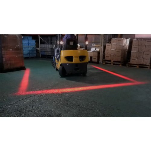 青木製作所 フォークリフト向け LEDラインライト(赤色) AMEX-FL01R 1 個