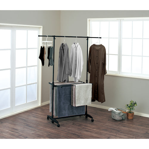 TENMA 伸縮室内物干しH型 PSBK−06 811001082 1 台