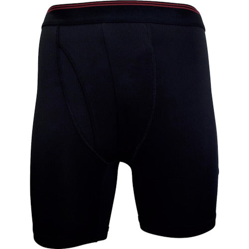Azu Men's Warmth Sacrum Long Boxer Black LL 937351LL09 1 piece