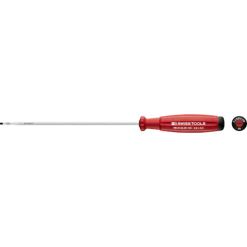 PB Swiss Tools SwissGrip Flathead Screwdriver Total Length 200 Suitable Screw M1.2 8140-00-125 1 Piece