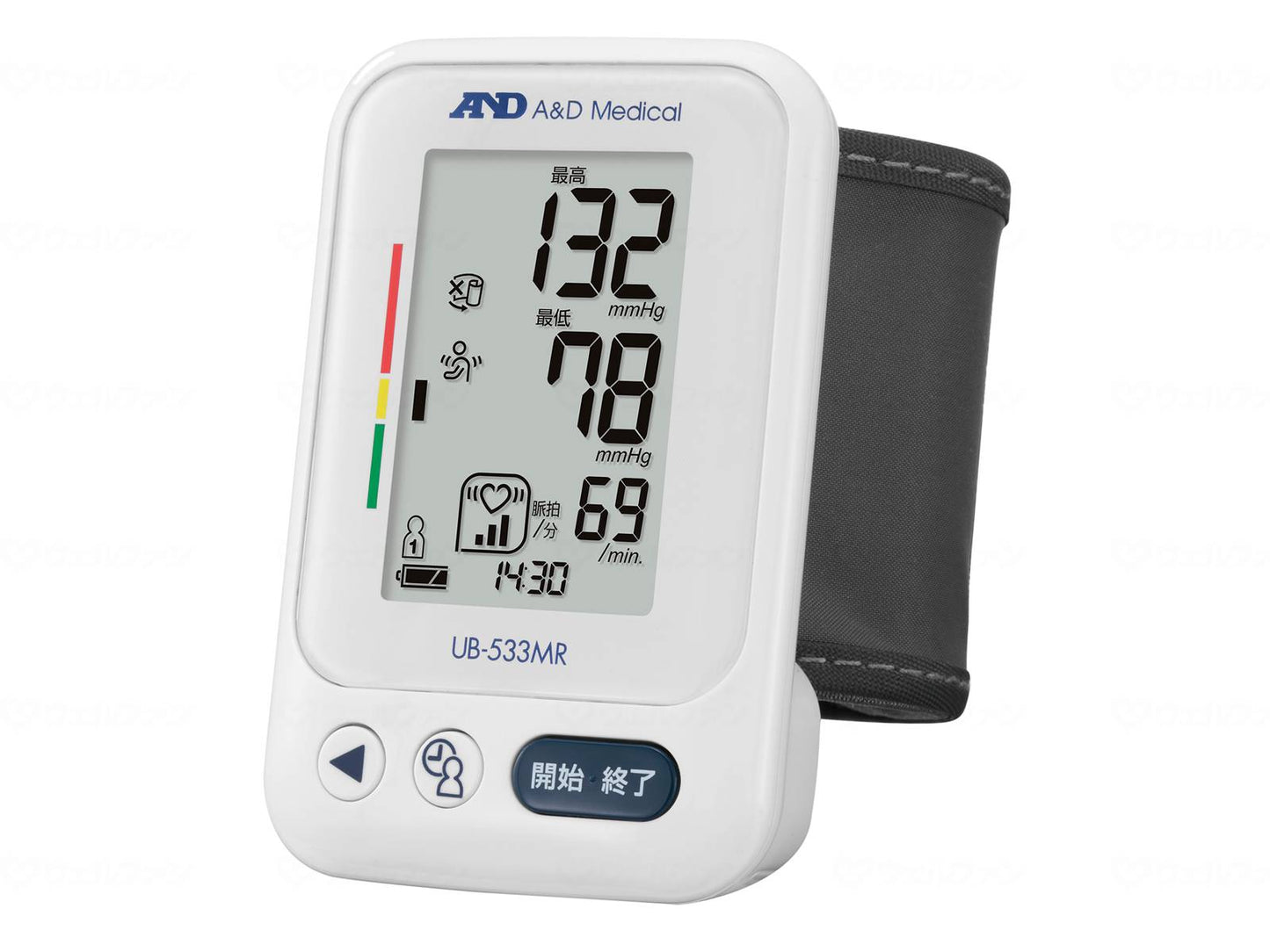 에이·앤드·다이 손목식 혈압계 UB-533MR