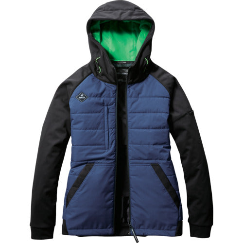 BURTLE ヒーターフーディジャケット3220−76−Lジェットパープル 3220-76-L 1 着