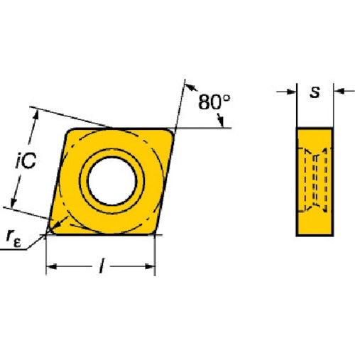 Sandvik T-Max P Ceramic Negative Insert for Turning (610) 6190 CNGQ 12 07 12T02520 10 pieces