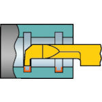 Sandvik Coromant XS carbide solid tool for grooving (325) 1025 CXS-06G100-6225R 1 piece