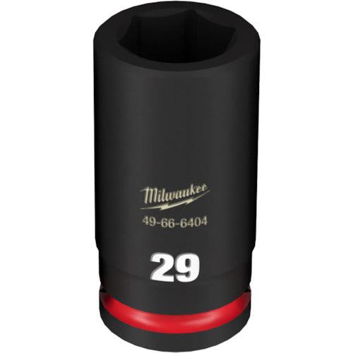 Milwaukee SHOCKWAVE IMPACT DUTY Deep Impact Socket 3/4 inch (19 mm) square 29 mm 49-66-6404 1 piece