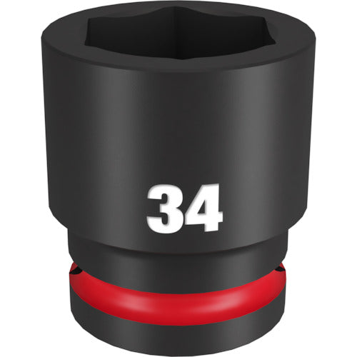 Milwaukee SHOCKWAVE IMPACT DUTY Impact Socket 3/4 inch (19 mm) square 34 mm 49-66-6372 1 piece