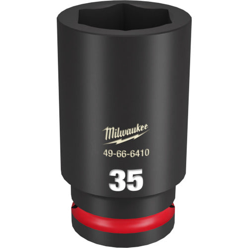 milwaukee SHOCKWAVE IMPACT DUTY 딥 임팩트 소켓 3/4 인치(19mm)각 35mm 49-66-6410 1개