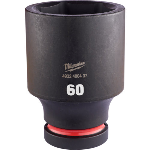 milwaukee SHOCKWAVE IMPACT DUTY 딥 임팩트 소켓 1인치(25.4mm)각 60mm 4932480437 1개