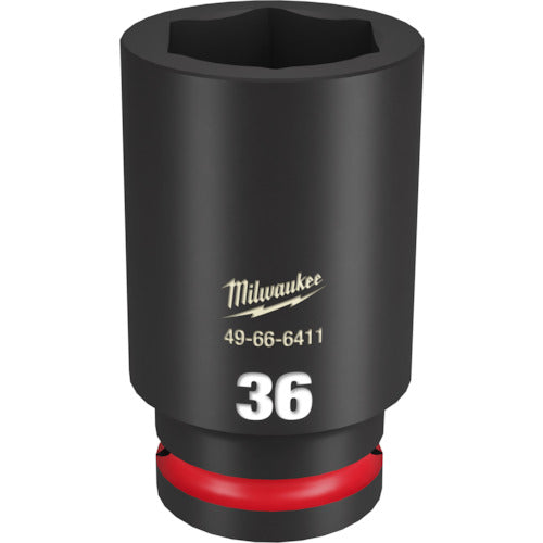 milwaukee SHOCKWAVE IMPACT DUTY 딥 임팩트 소켓 3/4 인치(19mm)각 36mm 49-66-6411 1개