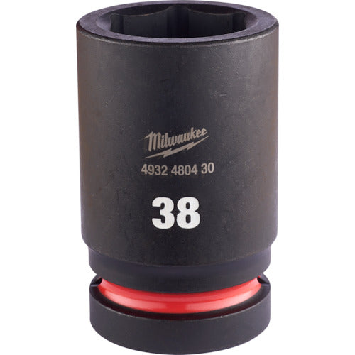 milwaukee SHOCKWAVE IMPACT DUTY 딥 임팩트 소켓 1인치(25.4mm)각 38mm 4932480430 1개