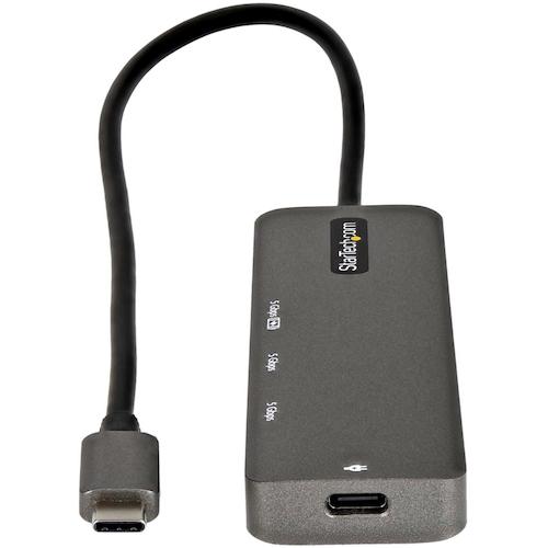 StarTech マルチポートアダプター/USB−C/シングルモニター/4K60Hz HDMI/100W PD/4ポートUSBハブ DKT30CHPD3 1 箱
