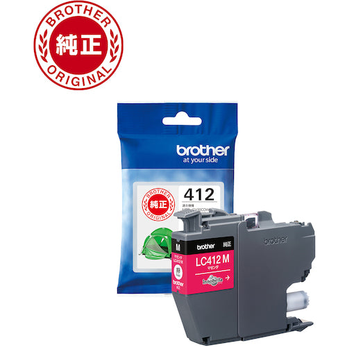 Brother LC412M Ink Cartridge Magenta LC412M 1 pc