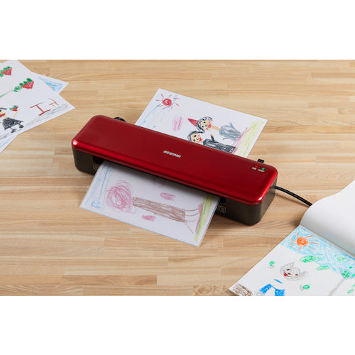 IRIS 104322 高速起動ラミネーターA3 2本ローラー レッド KHSL-A322-R 1 台