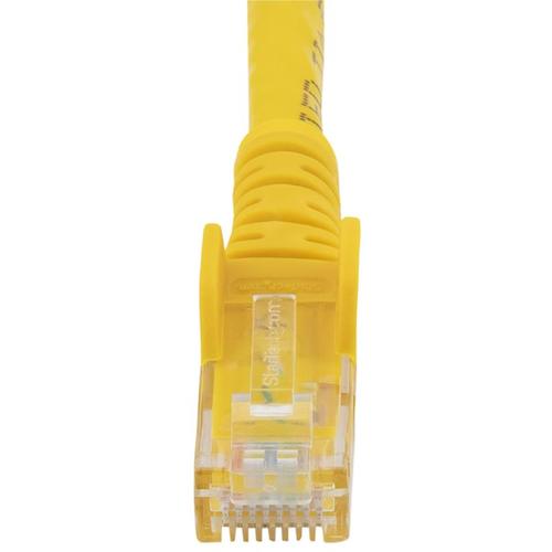 StarTech Category 6 LAN Cable / 10m / Yellow / Gigabit Ethernet Cable / With Anti-Break Mechanism / CAT6 N6PATC10MYL 1 bag