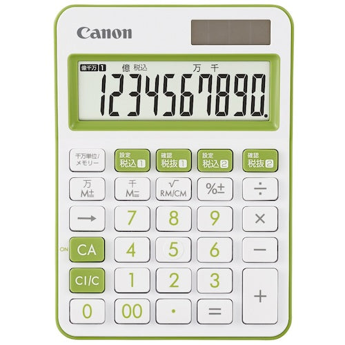 キヤノン 電卓 LS−105WUC−GR JPN SOB LS-105WUC-GR 1 台