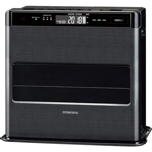 코로나 석유 팬 히터 WZ 시리즈 목조 15 다다미용 그란 블랙 FH-CWZ57BYD-KG 1대