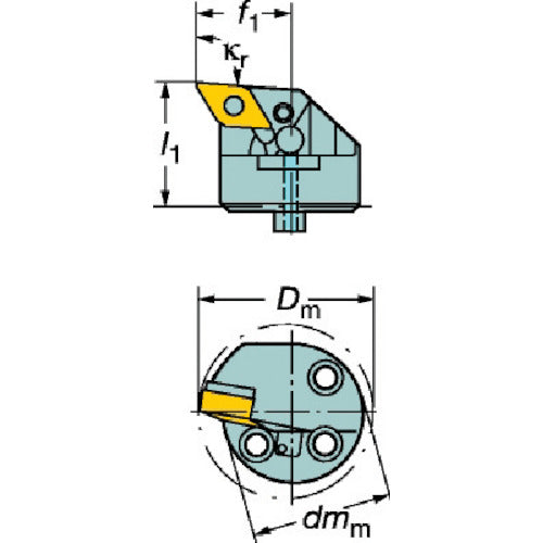 Sandvik Coromant SL 570 type cutting head (410) R571.35C-504035-15 1 piece