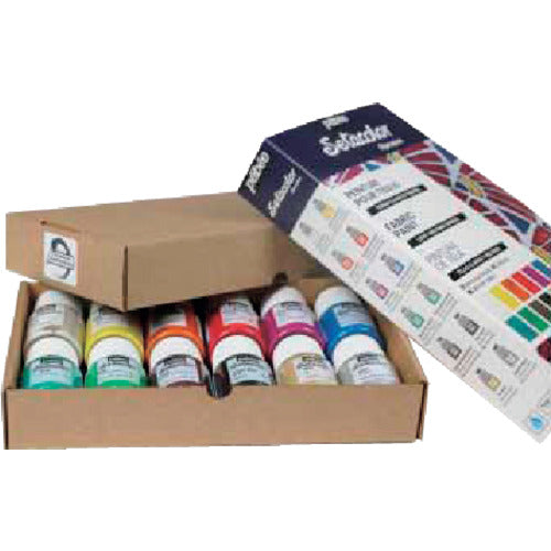 ペベオ 布用水性アクリル絵具セタカラーシマー色(不透明光沢色) 12色x20mlディスカバリーセット 757481 1 本