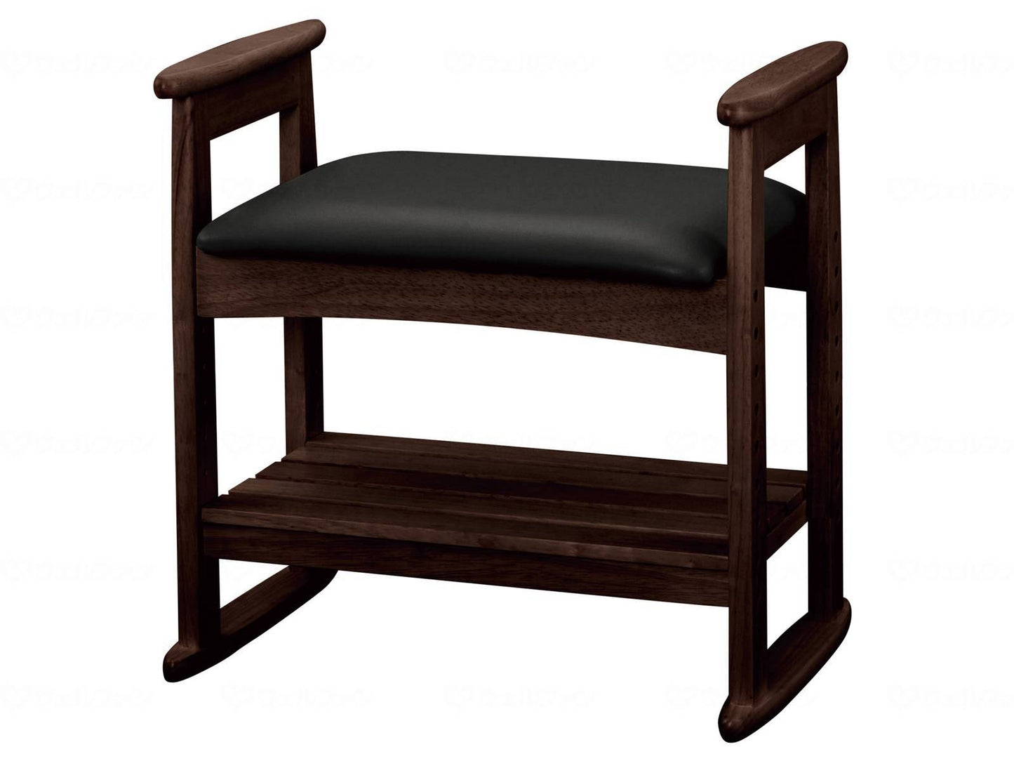 홍익 팔꿈치가 달린 의자 다크 블라운