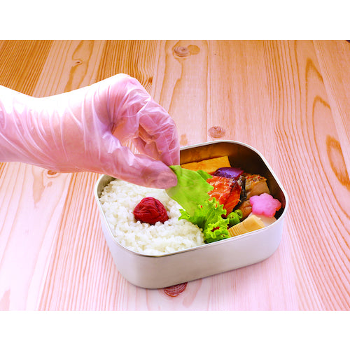 에스테이 패밀리 요리에 딱 장갑 큰 사이즈 반투명 100장입 ST76109 1 상자