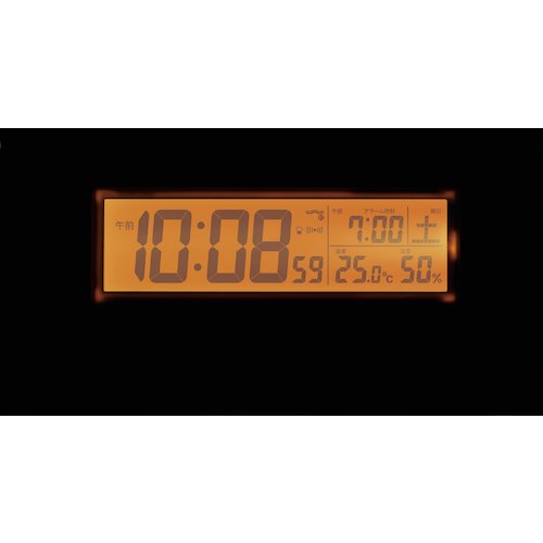 SEIKO Automatic Lighting Digital Radio Clock SQ324W 1 piece