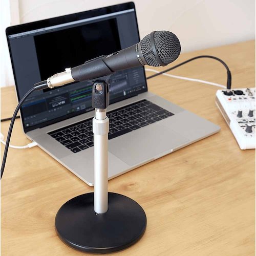 오디오 테크니카 데스크 마이크 스탠드(나사 직경 3/8인치, 5/8인치) AT8652 1대