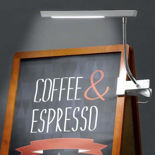 YAZAWA LED Flexible Clip Light White CFLE05D15WH 1 unit