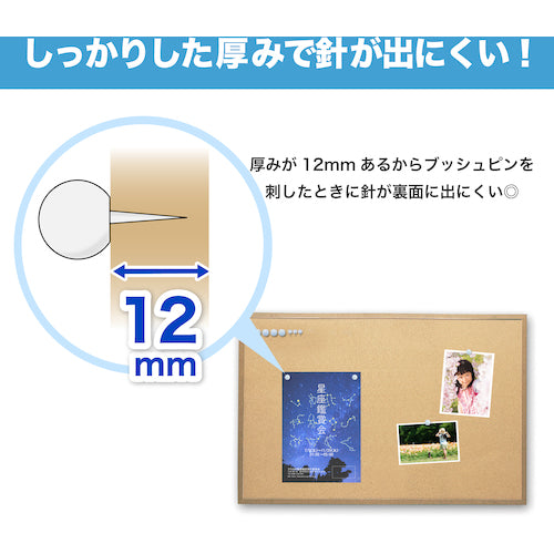 ASKA Magpin Cork Board LL CB352 1 piece