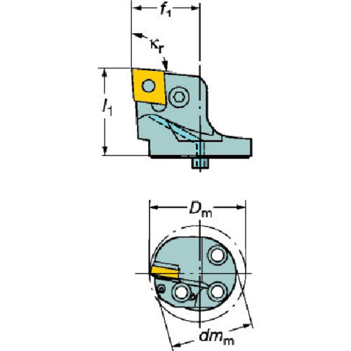 Sandvik Coromant SL T-Max P HP Cutting Head (410) SL-PCLNR-40-12HP 1 piece