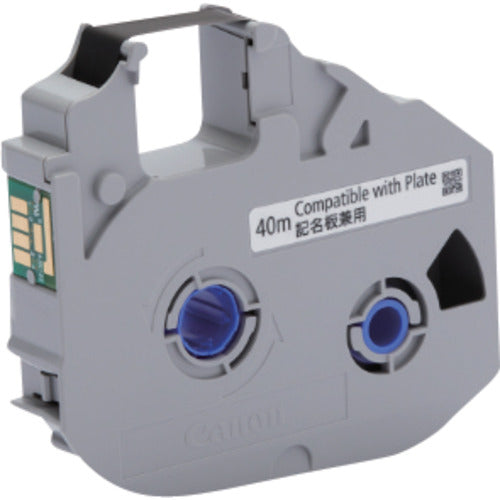 Canon MK Series Name Plate and Ink Ribbon IC Cassette Black (40M) RC-TP40B 1 Box