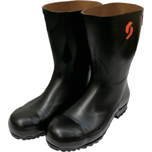 SHIBATA Safety Oil-Resistant Boots (Black) AO012 28.0 AO012-28.0 1 pair