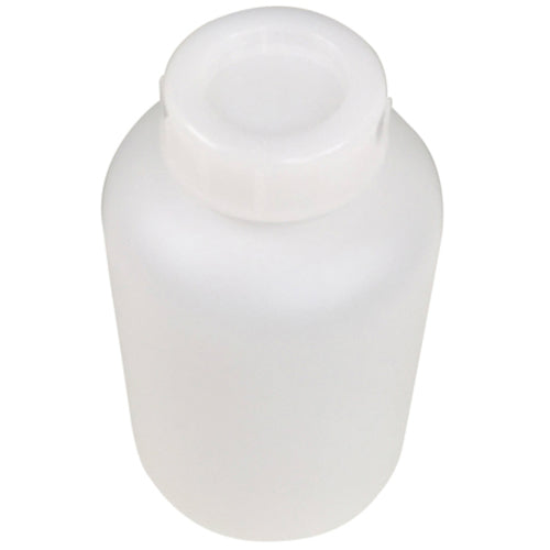 KOKUGO PE Wide Mouth Bottle, White, 1L, 101-5840602, 1 bottle