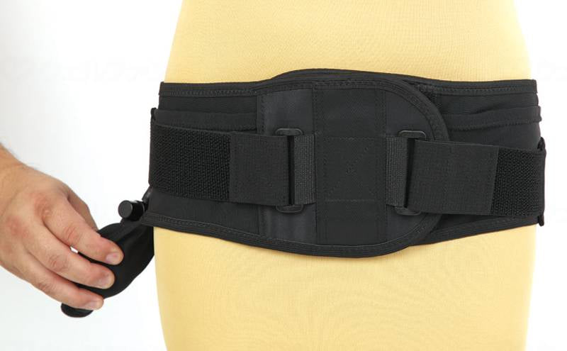 Sankei Airbag-style Lumbar Support Belt, Black, M