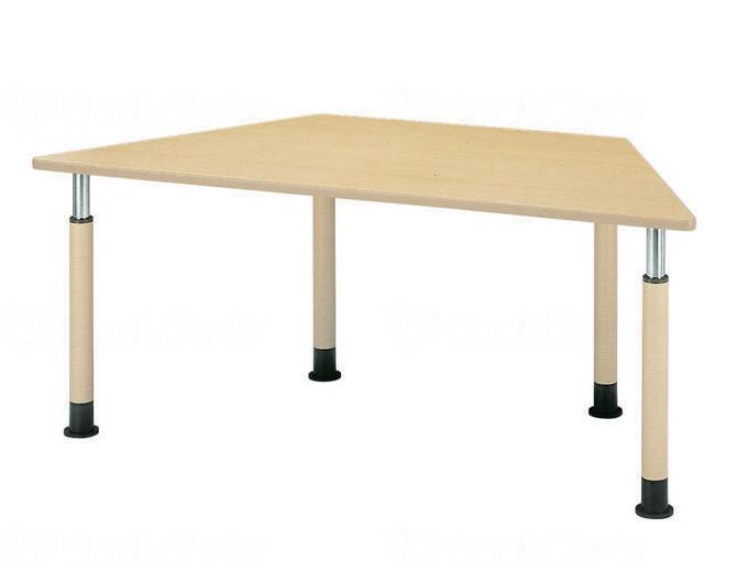 Office/Lab Height Adjustable Table 4R Type Casterless Platform Natural 180 x 90 (cm)