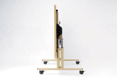 オフィス・ラボT字脚昇降式テーブル TRタイプ 角型 ダーク 210×90(cm)