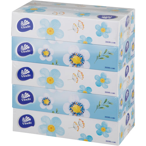 AS Tissue Paper Box Type 5 Pieces VINDABOX 4-3797-01 1 PK