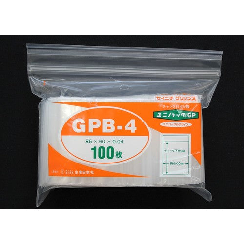 세이니치 척 가방 「유니팩 GP」GP B-4 85×60×0.04 1 GP B-4 1봉