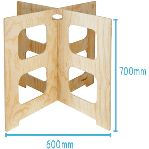 TRUSCO ペケ台 イージーワークスタンド900mm角×高さ700mm EASYLEG-7090SET 1 組