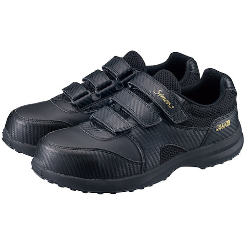 シモン 軽量耐滑プロスニーカー KN118 ブラック 26.5cm KN118BK-265 1 足
