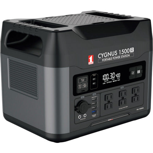 MUSTTOOL PB−1500RA ポータブル電源 CYGNUS 1500R 88203 1 台