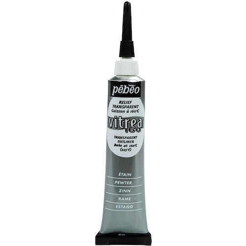 Pebeo Vitrea 160 Outliner Pewter 69 115069 1 piece