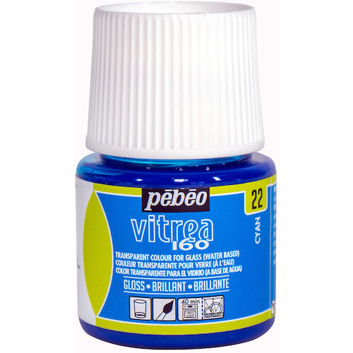 Pebeo Vitrea 160 Gloss Cyan 22 111022 1 pc