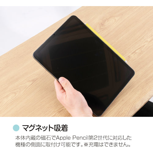 Nakabayashi Rechargeable Touch Pen for iPad, Light Yellow, TPEN-001Y, 1 piece