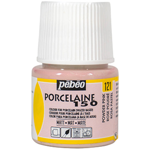Pebeo Porcelain 150 Matte Powder Pink 121 024121 1 pc