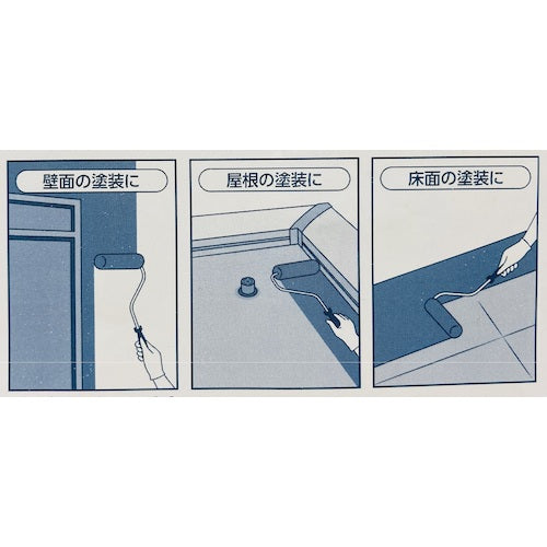 アサヒペン レギュラー万能用ローラーバケセットR 180mm R−RSR180 200167 1 個