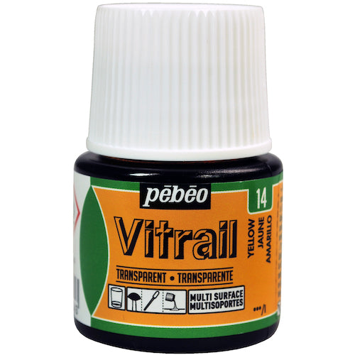 Pebeo Vitrail 45ml No. 14 Yellow 050014 1 piece